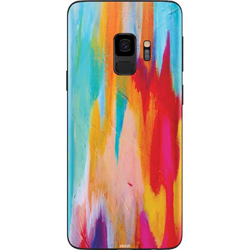 Etta Vee Multicolor Brush Stroke Galaxy S9 Skin